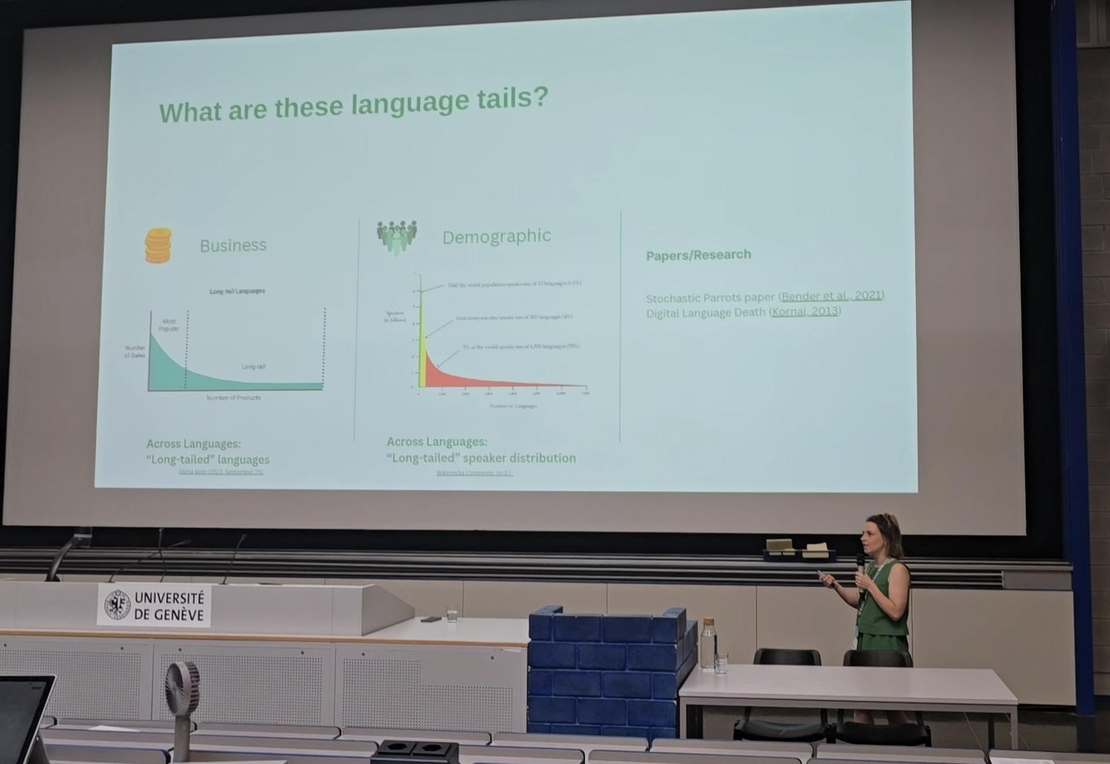 Eva Speaking at Keynote
